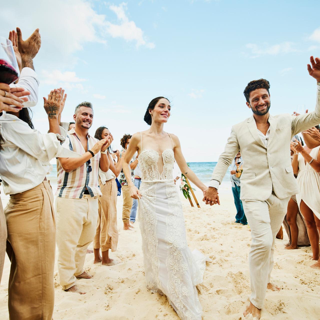 Beach wedding attire on sale for female guests